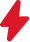 Electric power symbol in red color